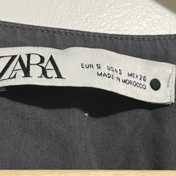 Zara Topstitched Mini Dress - Picture 3 of 7